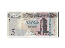 Banknot, Libia, 5 Dinars, 2015, KM:77a, UNC(65-70)