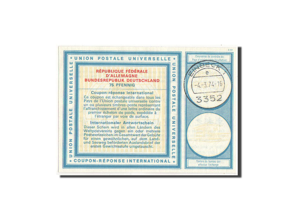 Banknot, Niemcy - RFN, 75 Pfennig, 1974, UNC(65-70)