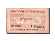 Banknote, Great Britain, 5 Francs, 1940-1944, AU(55-58)