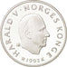 Munten, Noorwegen, Harald V, 100 Kroner, 1992, FDC, Zilver, KM:441