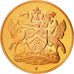 TRINIDAD & TOBAGO, 5 Cents, 1973, Proof, Bronze, KM:57