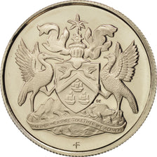 TRINIDAD & TOBAGO, 25 Cents, 1973, Proof, Copper-nickel, KM:59