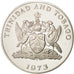 Moneta, TRINIDAD E TOBAGO, 5 Dollars, 1973, Franklin Mint, FDC, Argento, KM:8