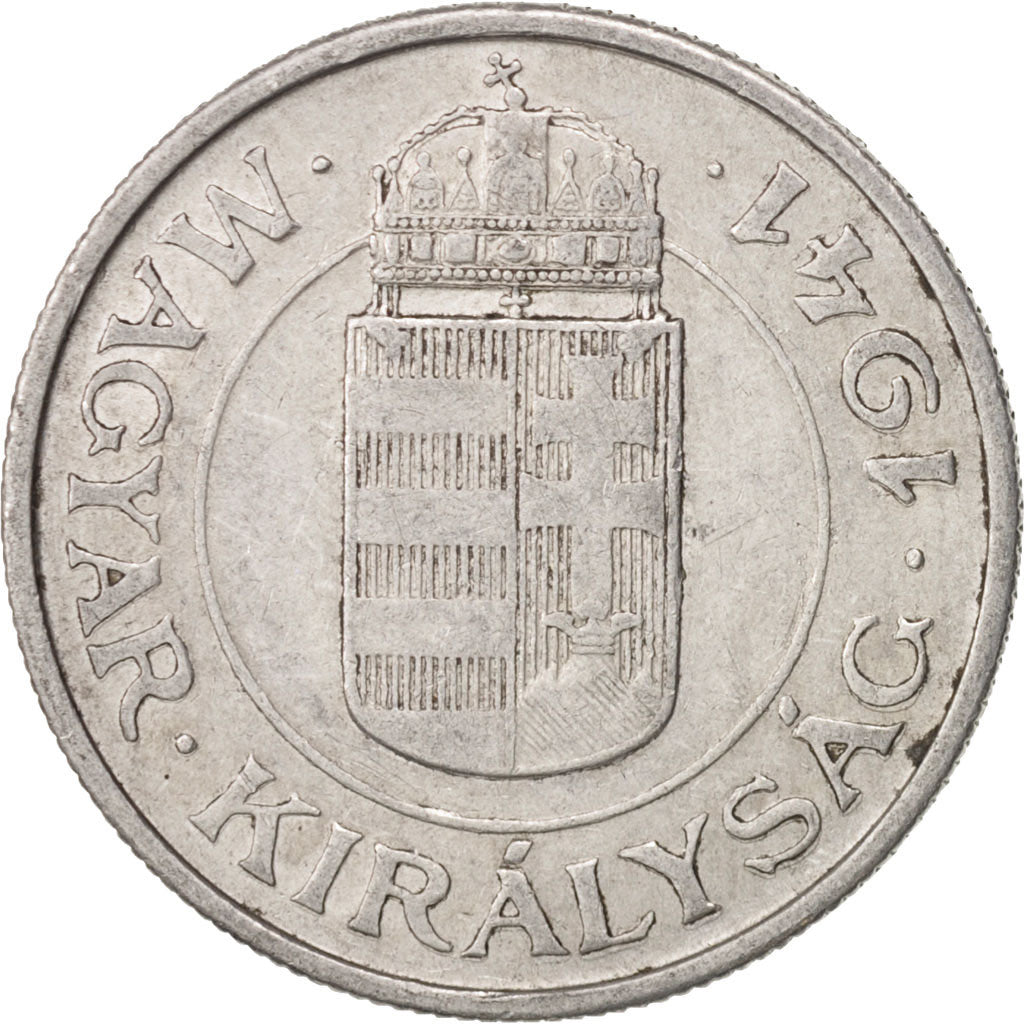 Ungarn, 2 Pengö, 1941, Aluminium, KM:522.1