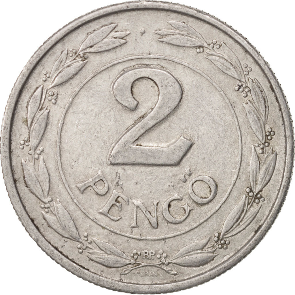 Ungarn, 2 Pengö, 1941, Aluminium, KM:522.1