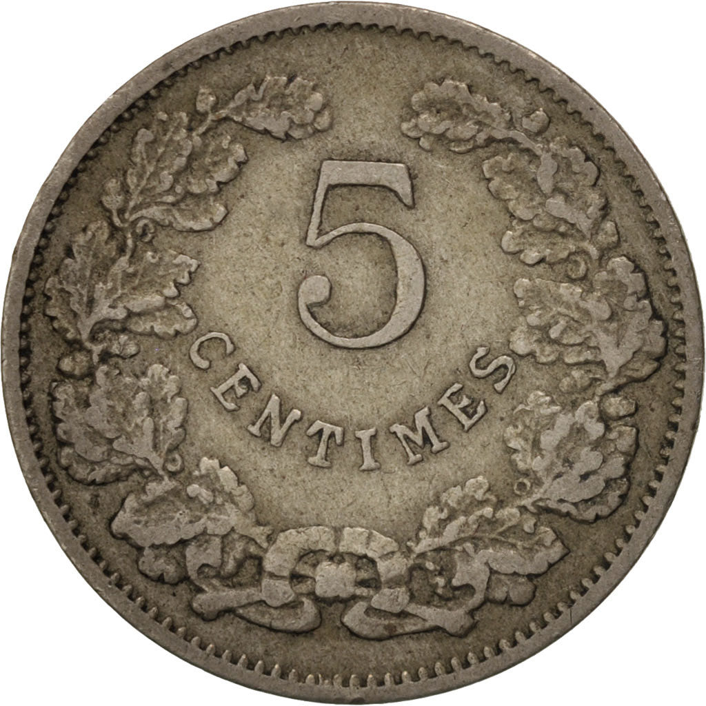 Luxembourg, William IV, 5 Centimes, 1908, Copper-nickel, KM:26