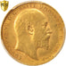 Coin, Australia, Edward VII, Sovereign, 1906, Perth, PCGS, AU55, AU(55-58)