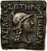 Münze, Könige von Baktrien, Menander (160-140 BC), Menander, Baktria, Diobol