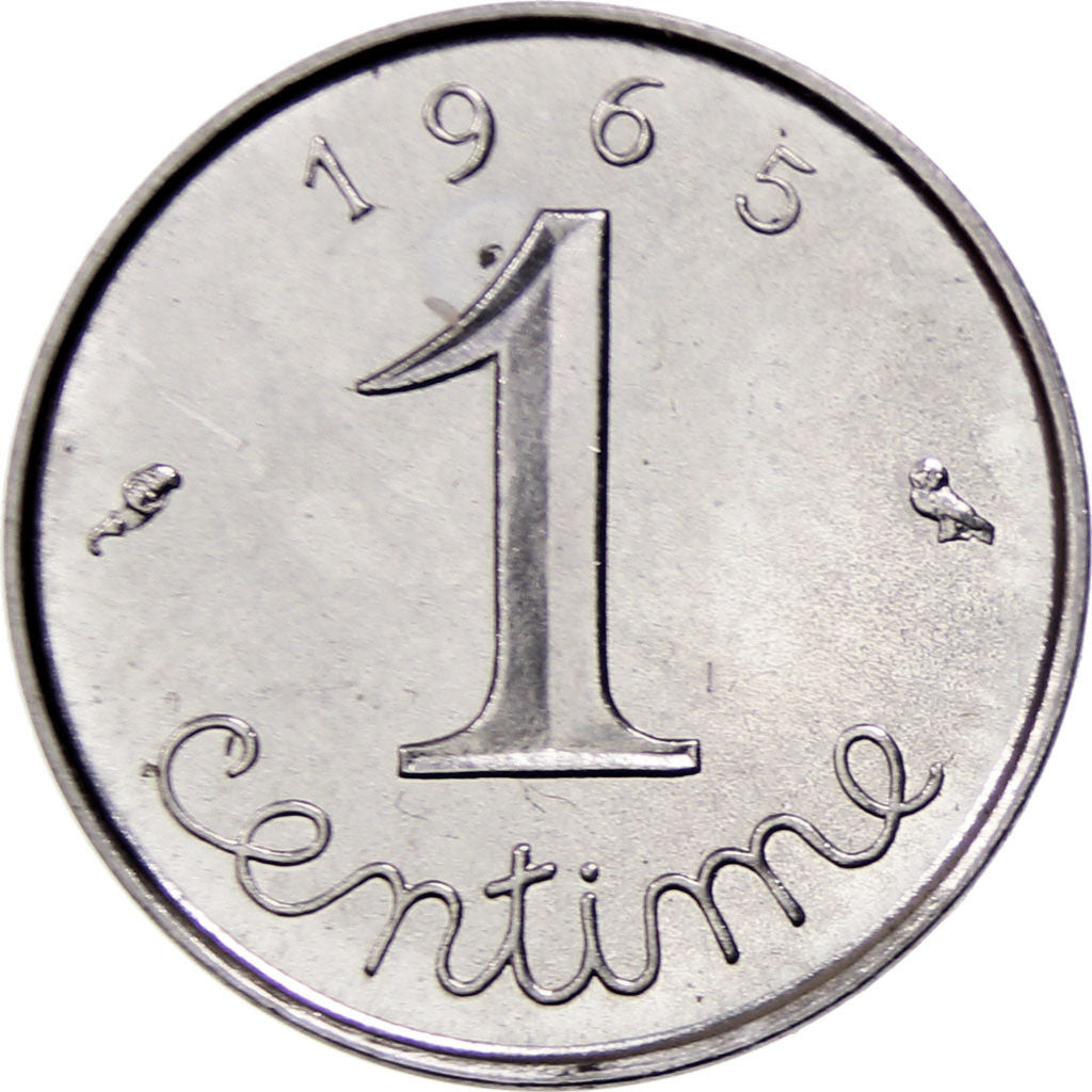 Monnaie, France, Épi, Centime, 1965, Paris, SPL, Stainless Steel, KM:928