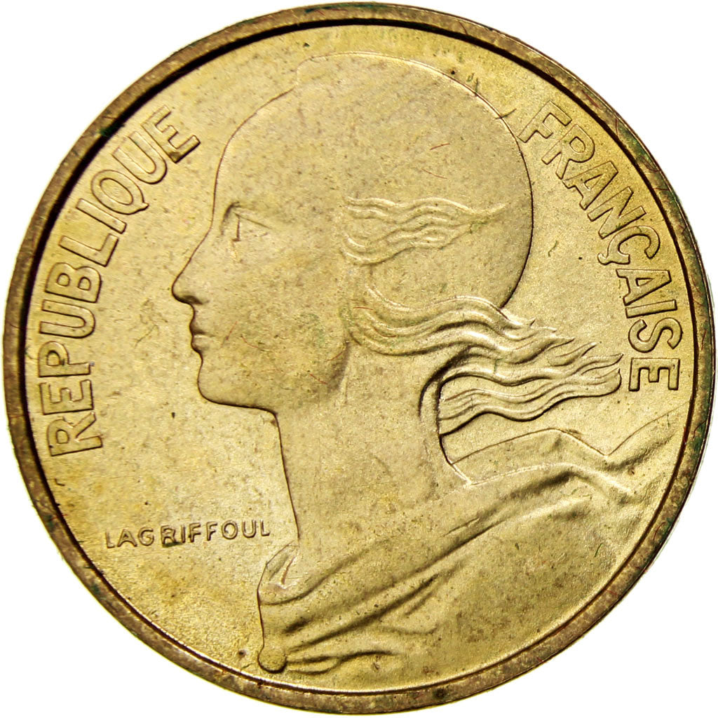 France, Marianne, 10 Centimes, 1965, Paris, MS(63), Aluminum-Bronze, KM:929