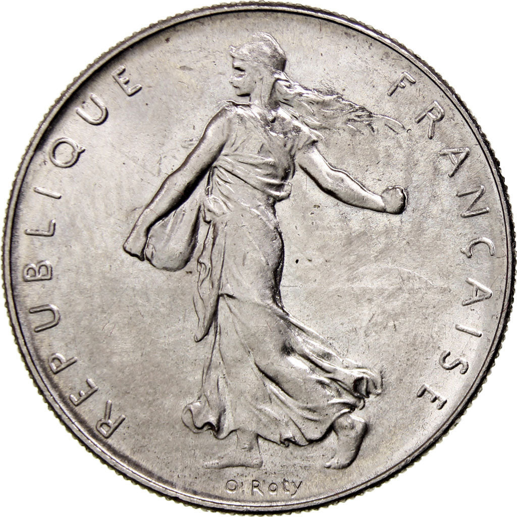 France, Semeuse, Franc, 1965, Paris, MS(63), Nickel, KM:925.1, Gadoury:474