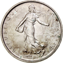 France, Semeuse, 5 Francs, 1965, Paris, MS(63), Sil Tranver, KM:926, Gadoury:770