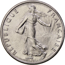 Munten, Frankrijk, Semeuse, 1/2 Franc, 1966, Paris, UNC-, Nickel, KM:931.1