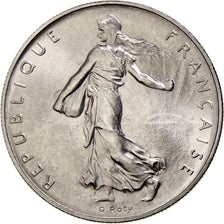 France, Semeuse, Franc, 1966, Paris, MS(63), Nickel, KM:925.1, Gadoury:474