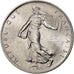 France, Semeuse, Franc, 1966, Paris, MS(63), Nickel, KM:925.1, Gadoury:474