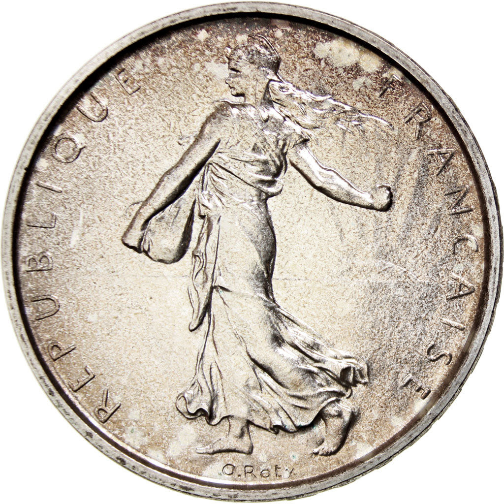 Frankreich, Semeuse, 5 Francs, 1966, Paris, UNZ, Silber, KM:926, Gadoury:770