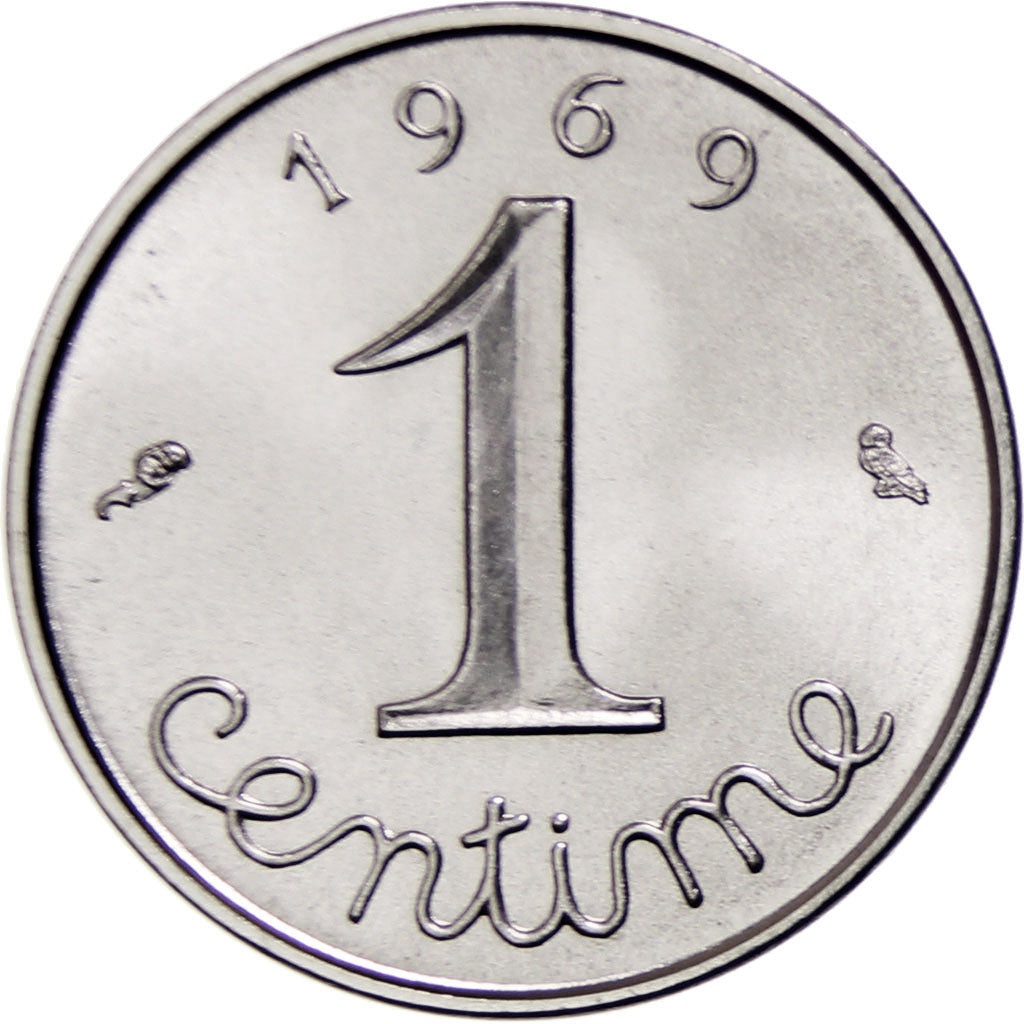 Monnaie, France, Épi, Centime, 1969, Paris, FDC, Stainless Steel, KM:928