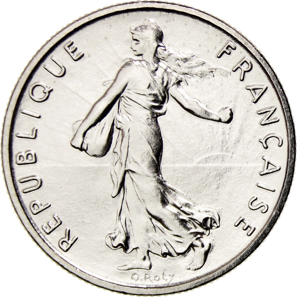 France, Semeuse, 1/2 Franc, 1969, Paris, FDC, Nickel, KM:931.1, Gadoury:429