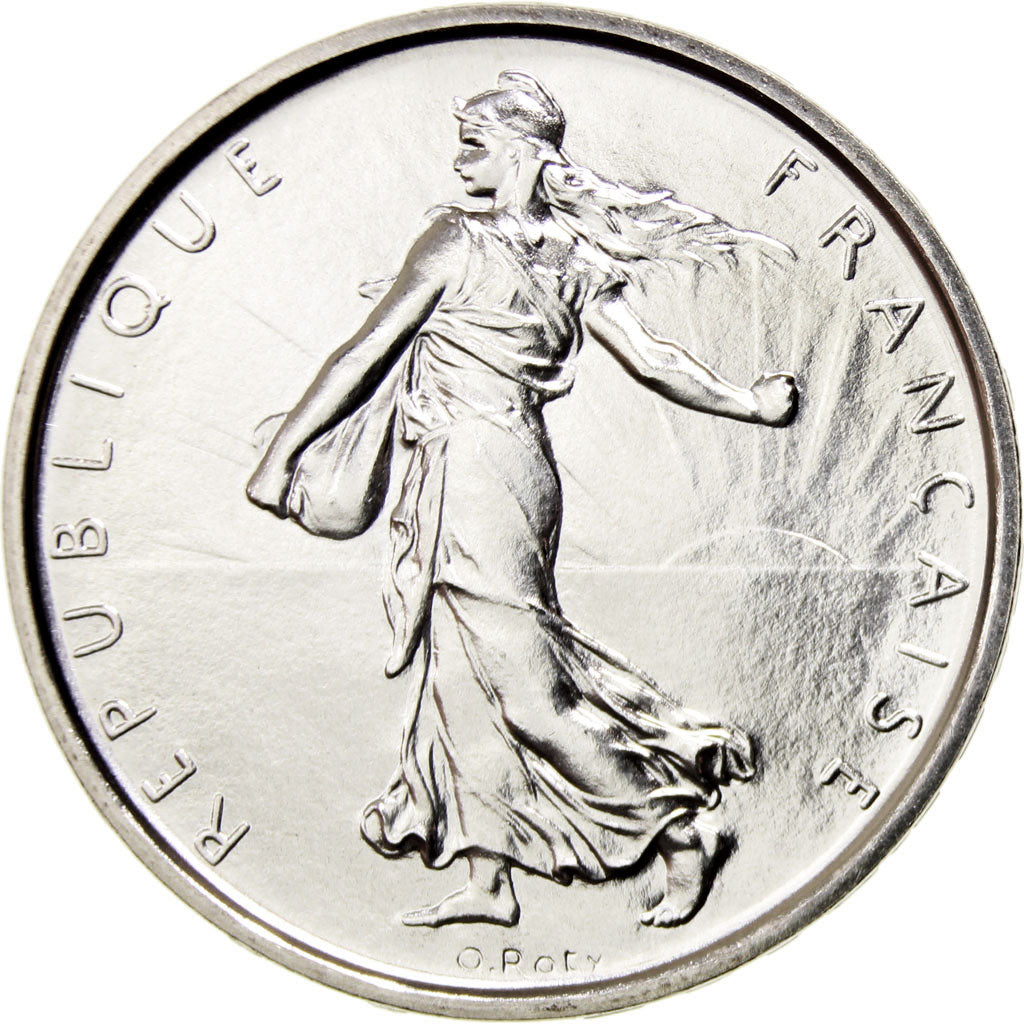 France, Semeuse, 5 Francs, 1969, Paris, MS(65-70), Silver, KM:926, Gadoury:770