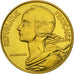 Munten, Frankrijk, Marianne, 20 Centimes, 1976, Paris, FDC, Aluminum-Bronze