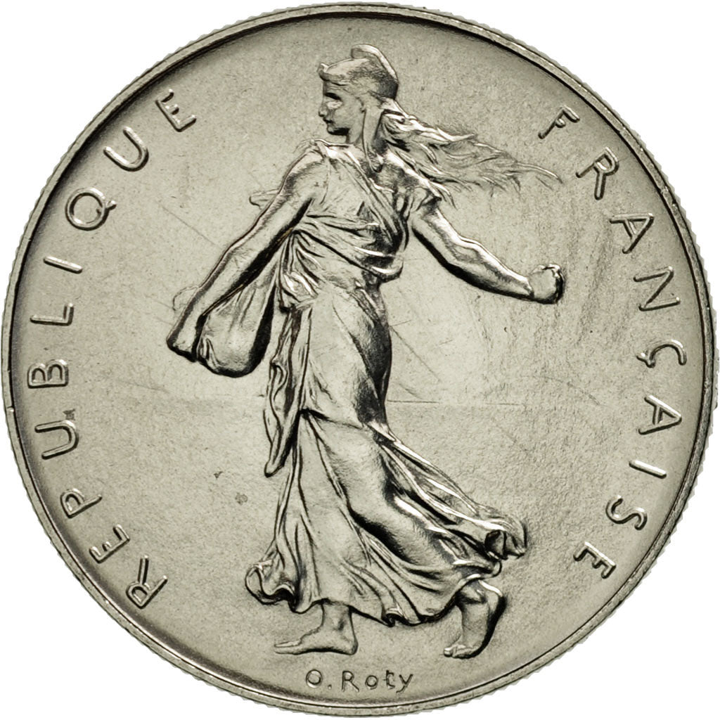 Coin, France, Semeuse, Franc, 1976, Paris, MS(65-70), Nickel, KM:925.1