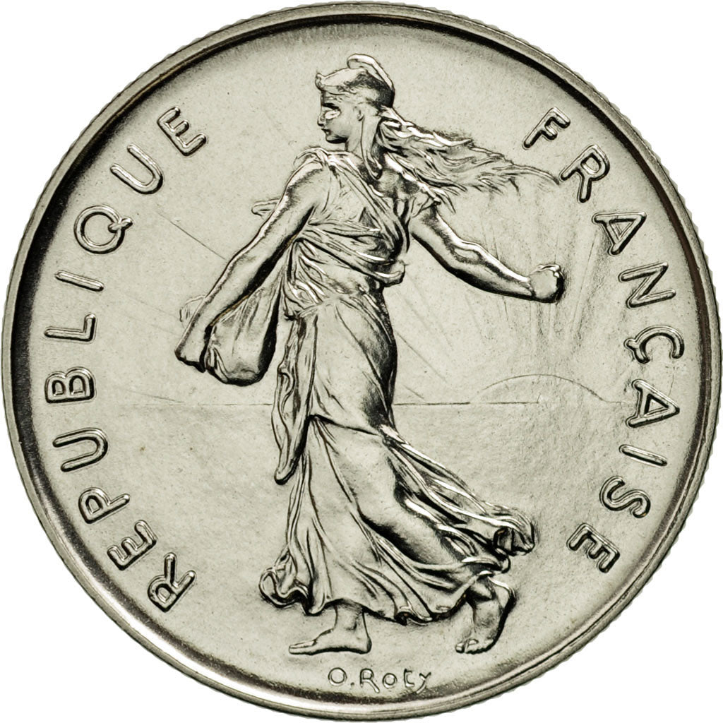 Monnaie, France, Semeuse, 5 Francs, 1977, Paris, FDC, Nickel Clad Copper-Nickel