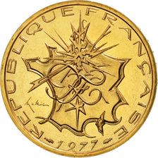 Coin, France, Mathieu, 10 Francs, 1977, Paris, MS(65-70), Nickel-brass, KM:940