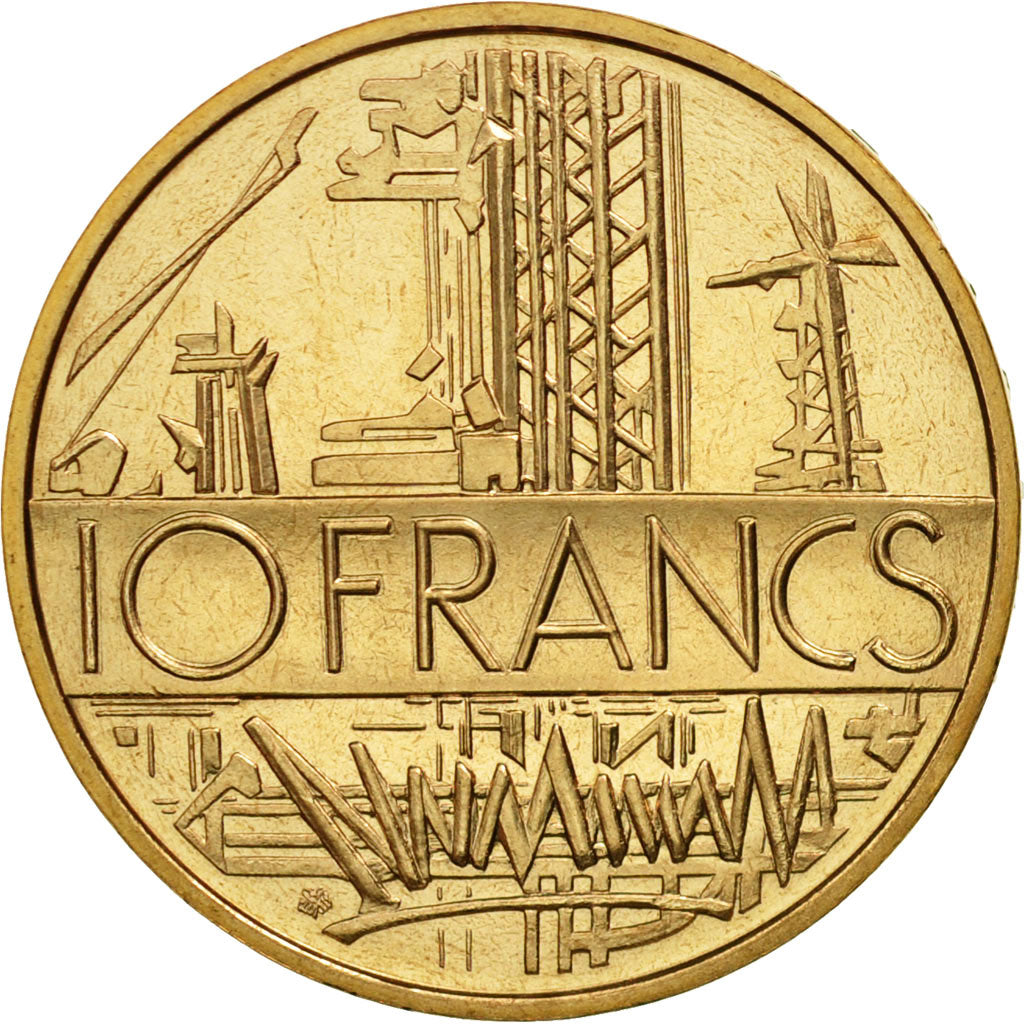 Coin, France, Mathieu, 10 Francs, 1977, Paris, MS(65-70), Nickel-brass, KM:940