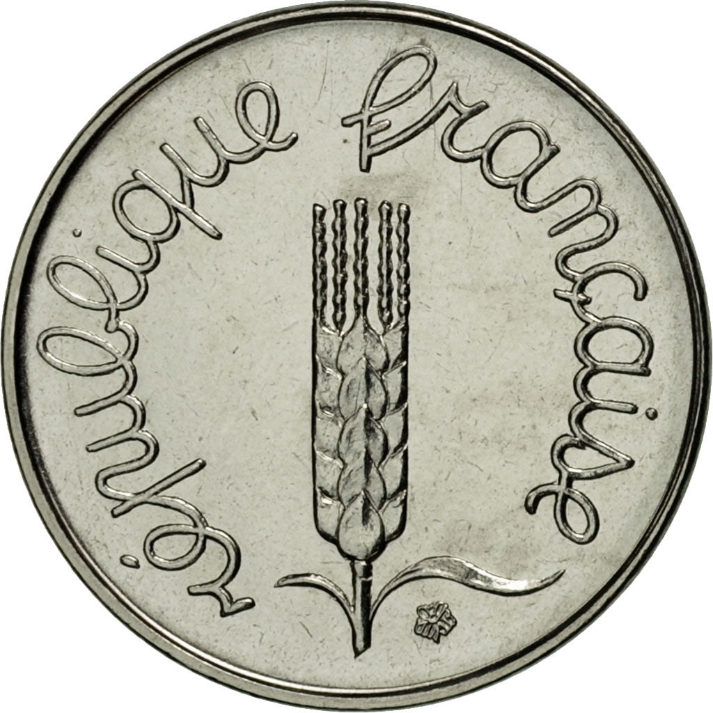 Moneta, Francja, Épi, Centime, 1978, Paris, MS(65-70), Stal nierdzewna, KM:928
