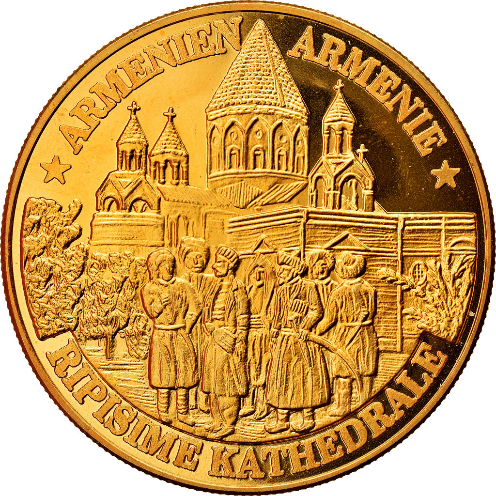 Russia, Medal, Arménie, Ripisime Kathedrale, Politics, Society, War, MS(64)