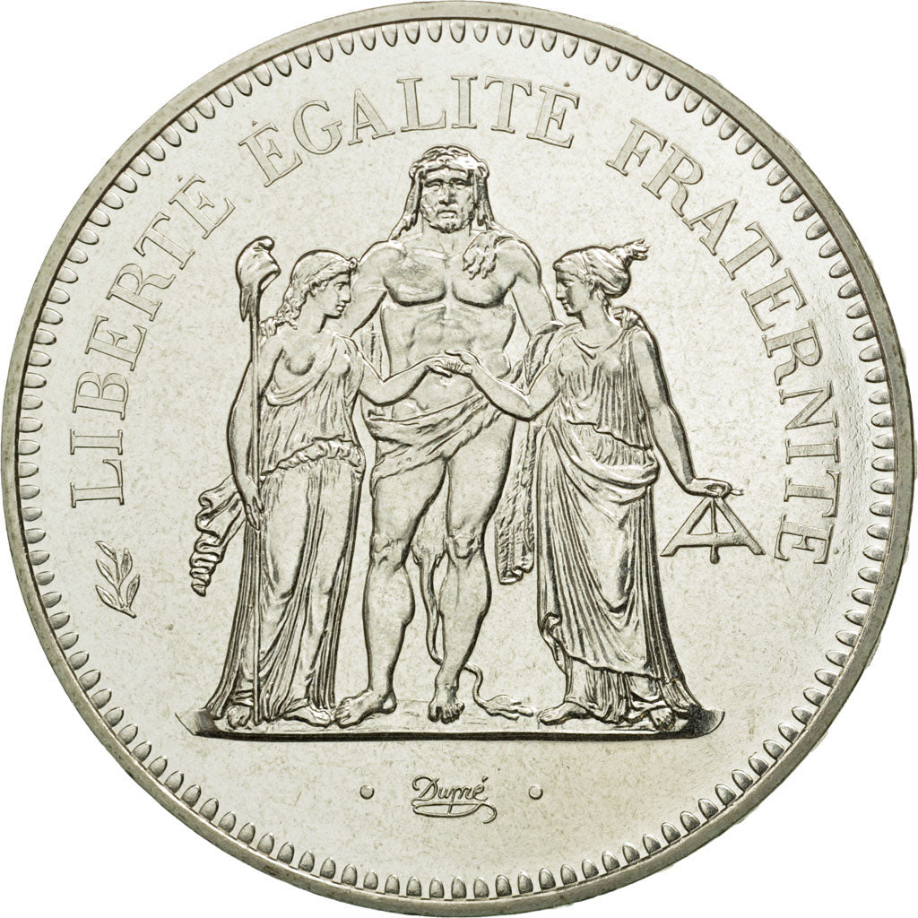 Münze, Frankreich, Hercule, 50 Francs, 1979, Paris, STGL, Silber, KM:941.1