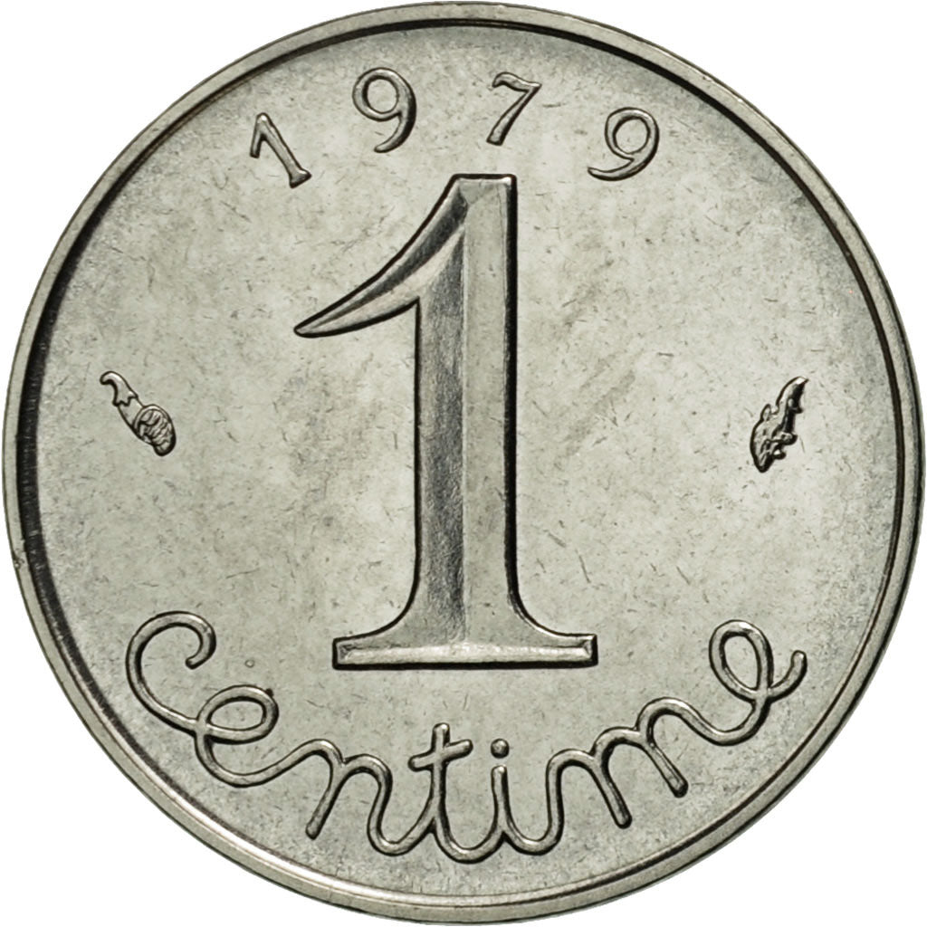 Munten, Frankrijk, Épi, Centime, 1979, Paris, FDC, Stainless Steel, KM:928
