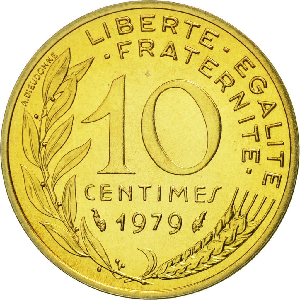 Monnaie, France, Marianne, 10 Centimes, 1979, Paris, FDC, Aluminum-Bronze