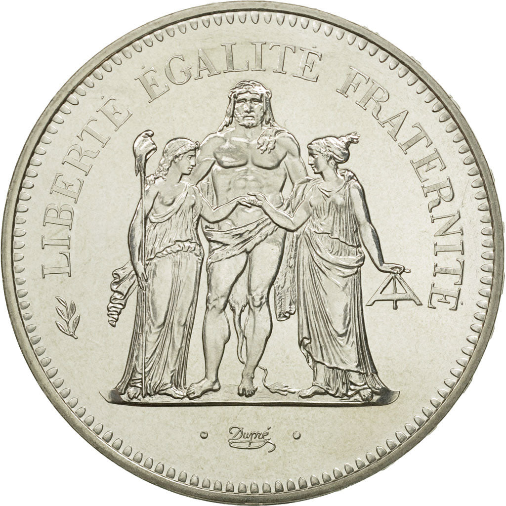 Coin, France, Hercule, 50 Francs, 1979, Paris, MS(65-70), Silver, KM:941.1