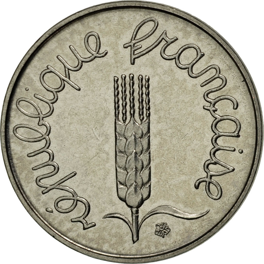Moneta, Francja, Épi, Centime, 1980, Paris, MS(65-70), Stal nierdzewna, KM:928