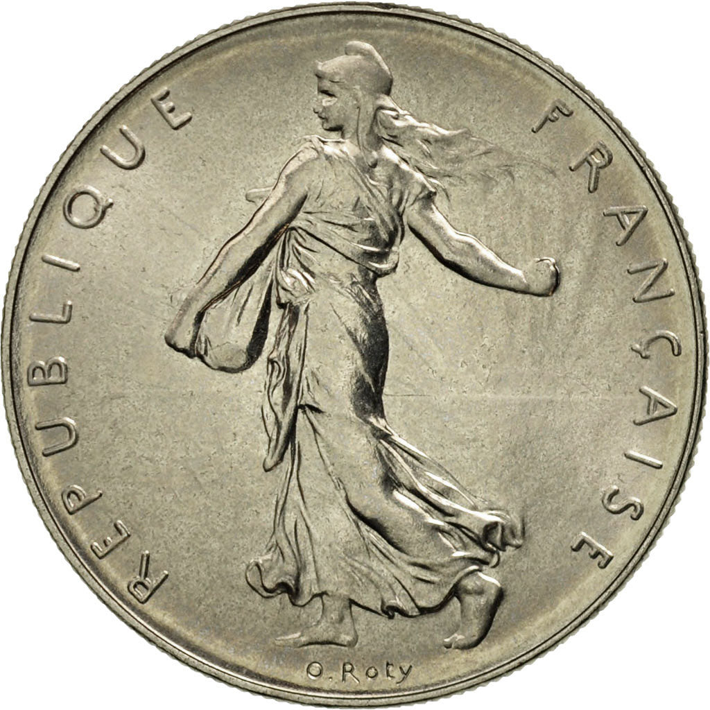 Coin, France, Semeuse, Franc, 1980, Paris, MS(65-70), Nickel, KM:925.1