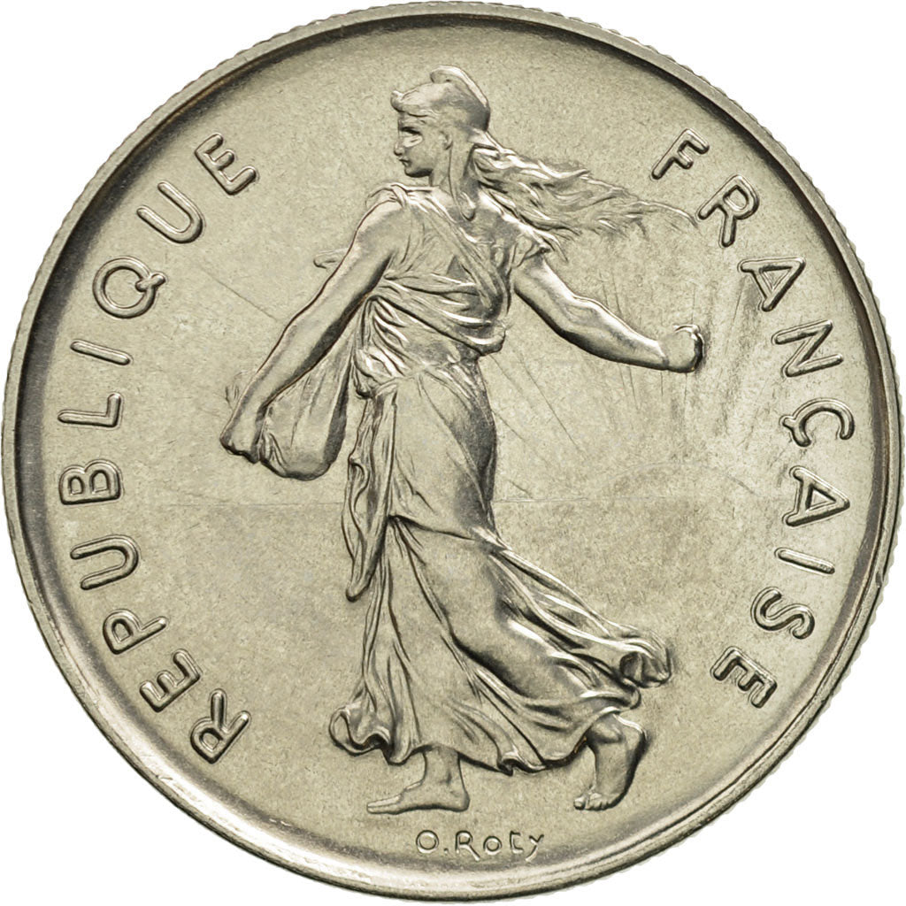 Coin, France, Semeuse, 5 Francs, 1980, Paris, MS(65-70), Nickel Clad