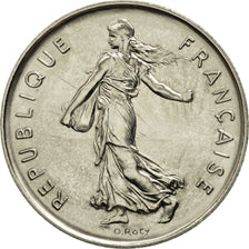 France, Semeuse, 5 Francs, 1981, Paris, MS(65-70), Nickel Clad Copper-Nickel