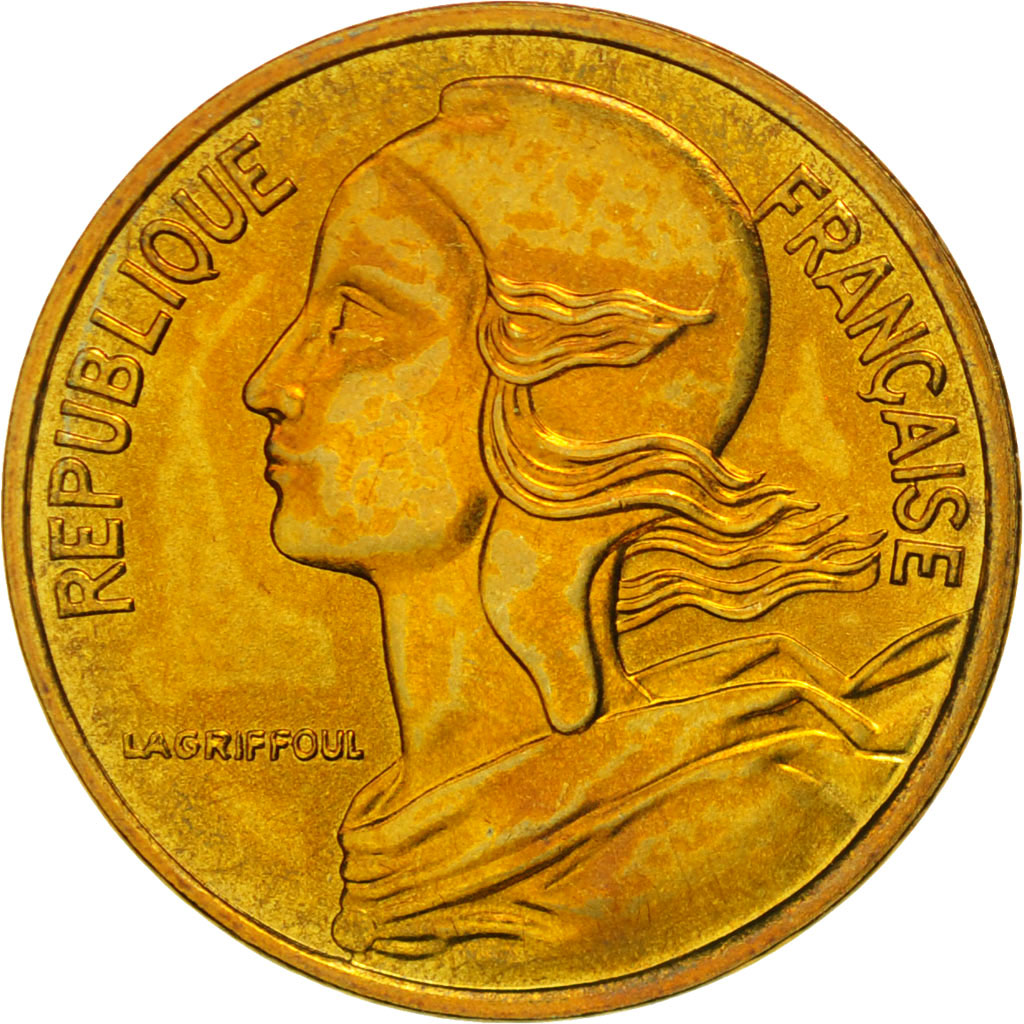 Coin, France, Marianne, 5 Centimes, 1982, Paris, MS(65-70), Aluminum-Bronze