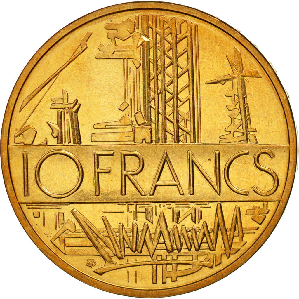 Coin, France, Mathieu, 10 Francs, 1983, Paris, MS(65-70), Nickel-brass, KM:940