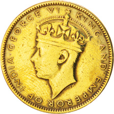 JAMAICA, Penny, 1938, KM #32, EF(40-45), Nickel-Brass, 7.23