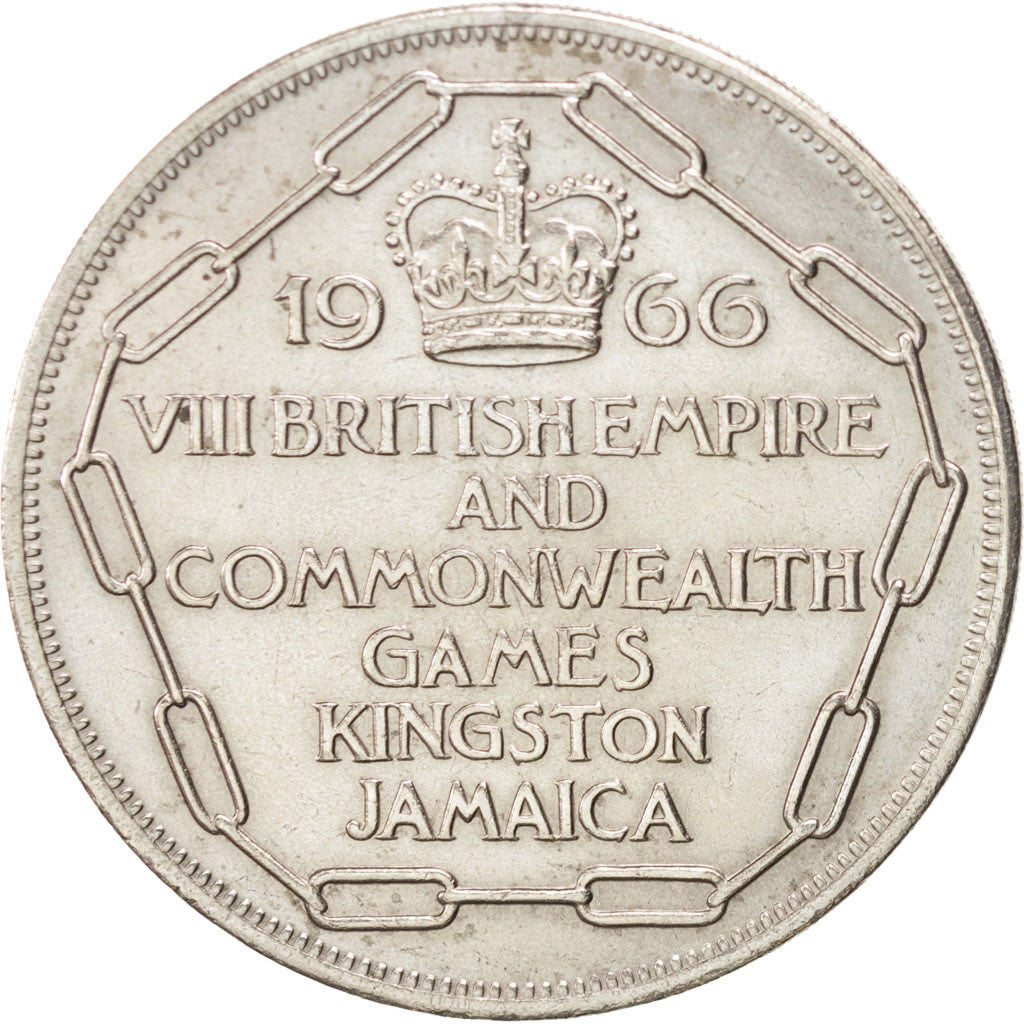 Giamaica, Elizabeth II, 5 Shilling, 1966, SPL, Rame-nichel, KM:40