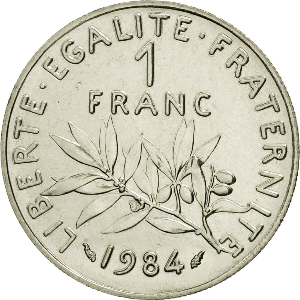 Münze, Frankreich, Semeuse, Franc, 1984, Paris, STGL, Nickel, KM:925.1
