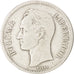 VENEZUELA, Gram 10, 2 Bolivares, 1935, KM #23, VF(30-35), Silver, 27, 9.75
