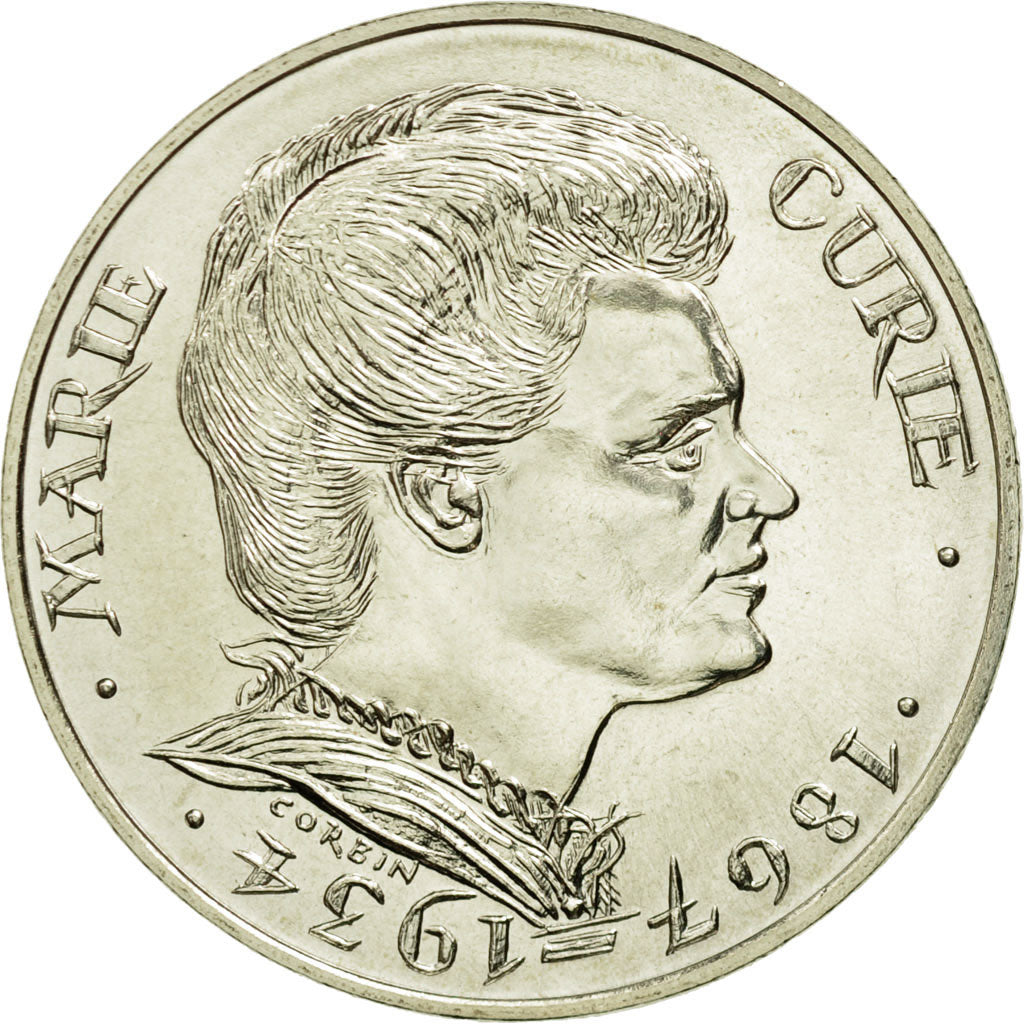 France, Marie Curie, 100 Francs, 1984, Paris, FDC, Argent, KM:955, Gadoury:899