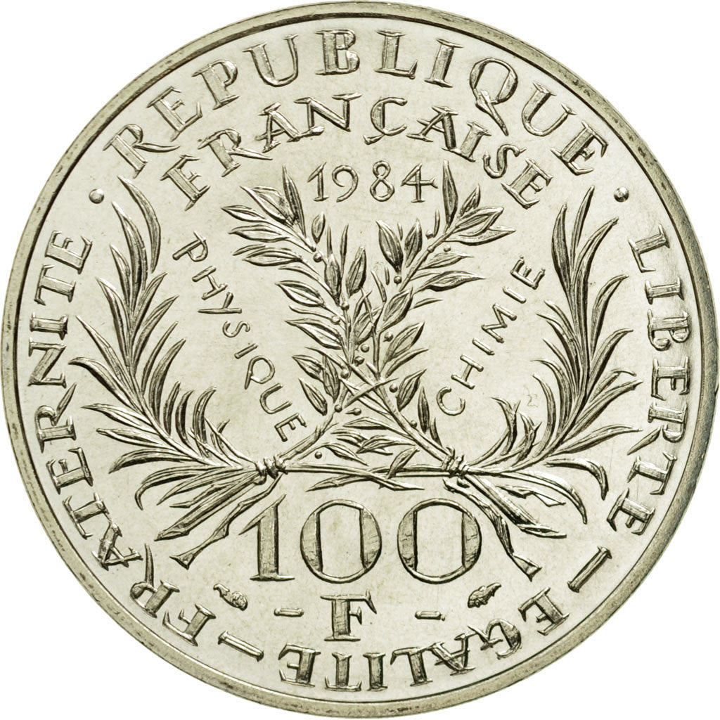 France, Marie Curie, 100 Francs, 1984, Paris, FDC, Argent, KM:955, Gadoury:899