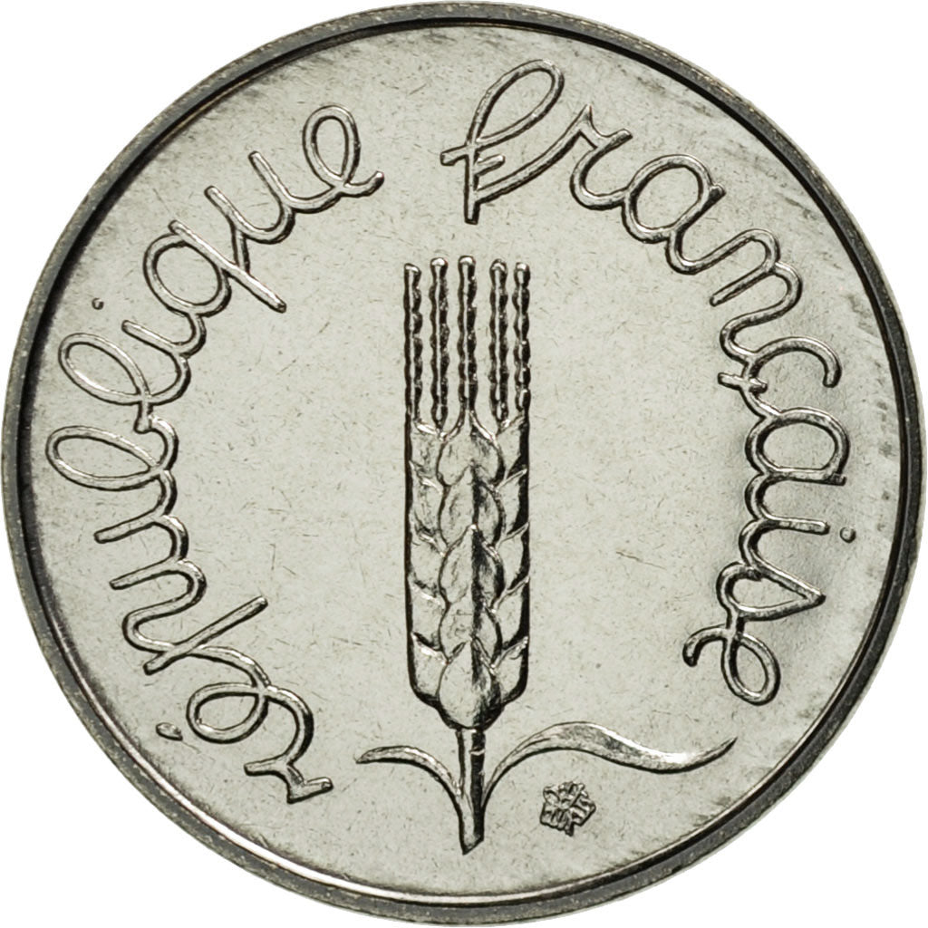 Munten, Frankrijk, Épi, Centime, 1986, Paris, FDC, Stainless Steel, KM:928
