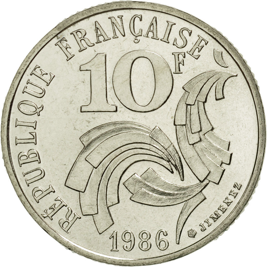 France, 10 Francs, 1986, Paris, FDC, Argent, KM:958a, Gadoury:824