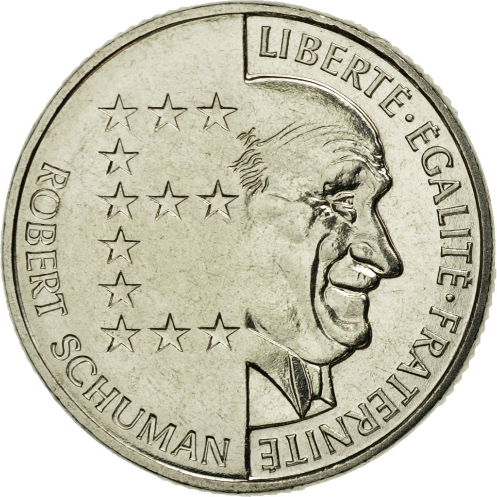 Moneta, Francia, Schumann, 10 Francs, 1986, Paris, FDC, Nichel, KM:958