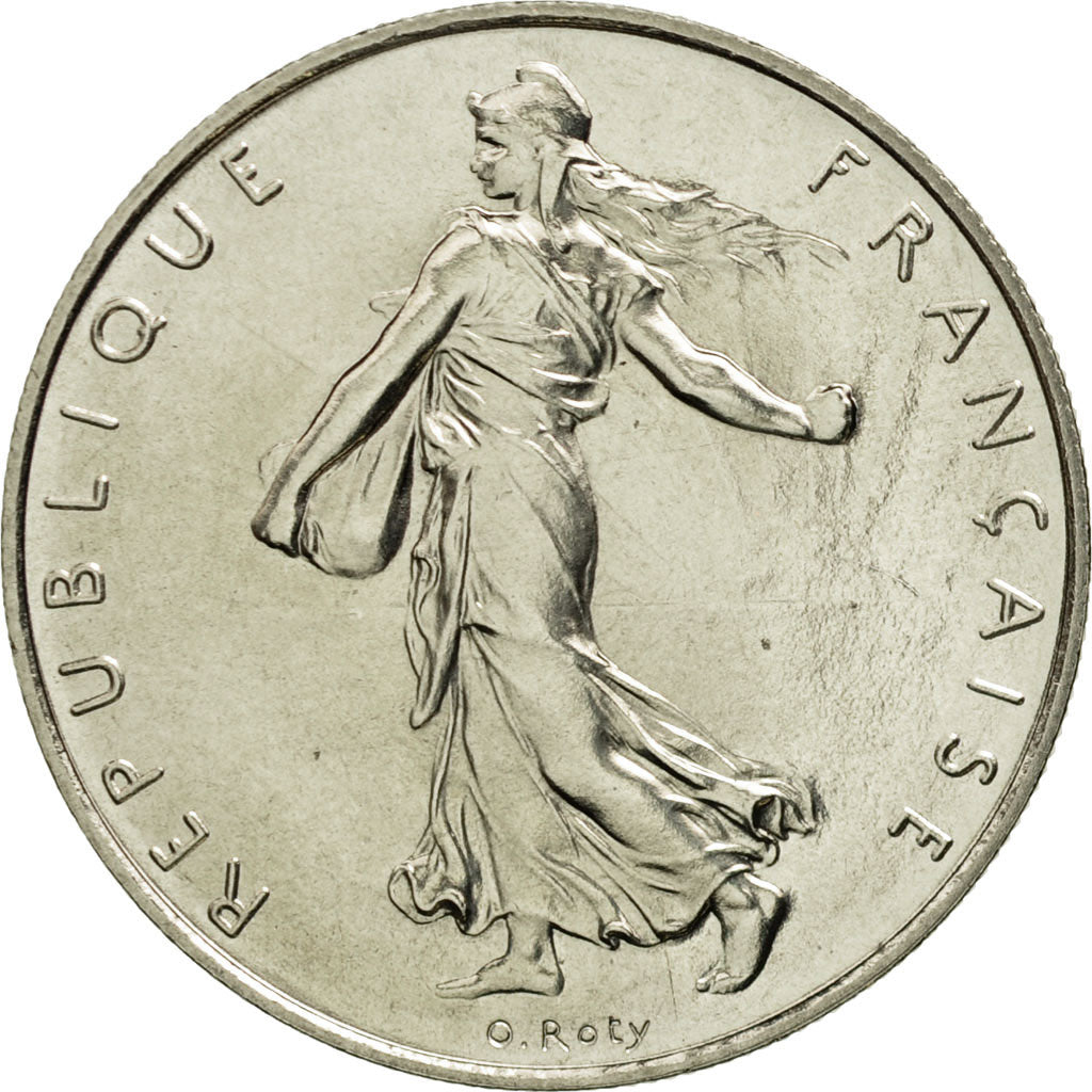 Moneta, Francia, Semeuse, Franc, 1986, Paris, FDC, Nichel, KM:925.1, Gadoury:474